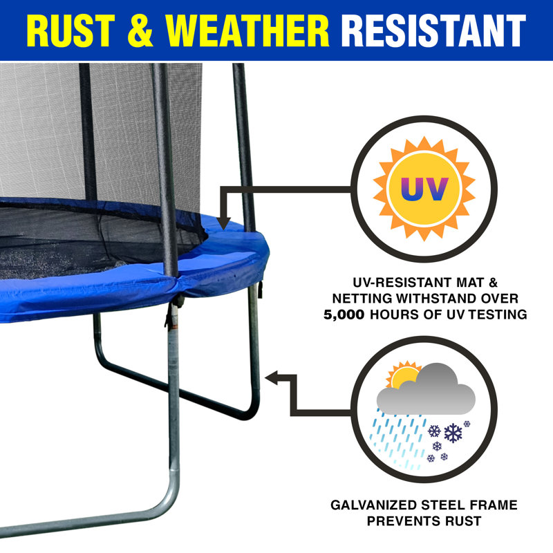 Trampoline with electron shooter best sale